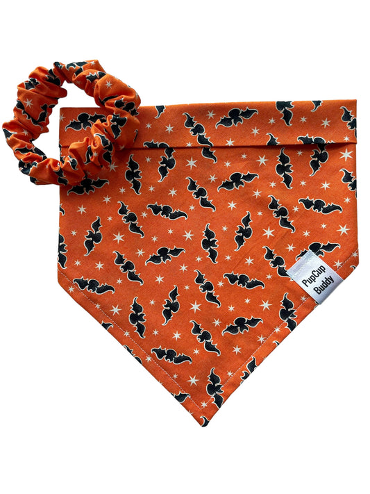 Glow-in-the-Dark Bats Bandana and Scrunchie Set