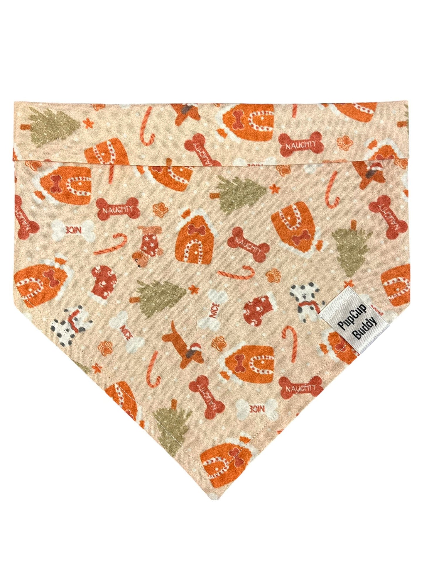 Naughty & Nice Christmas Bandana